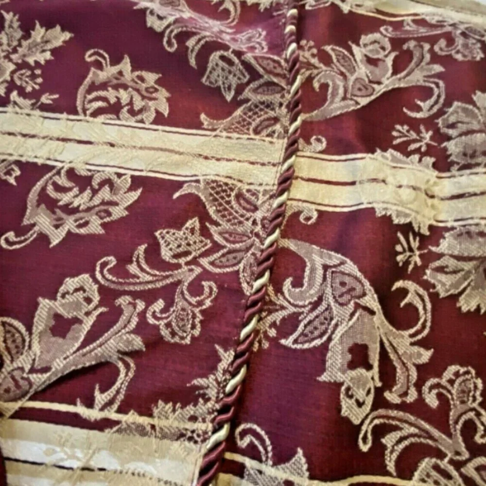 Complete Luxury Window Treatment Curtains Valances